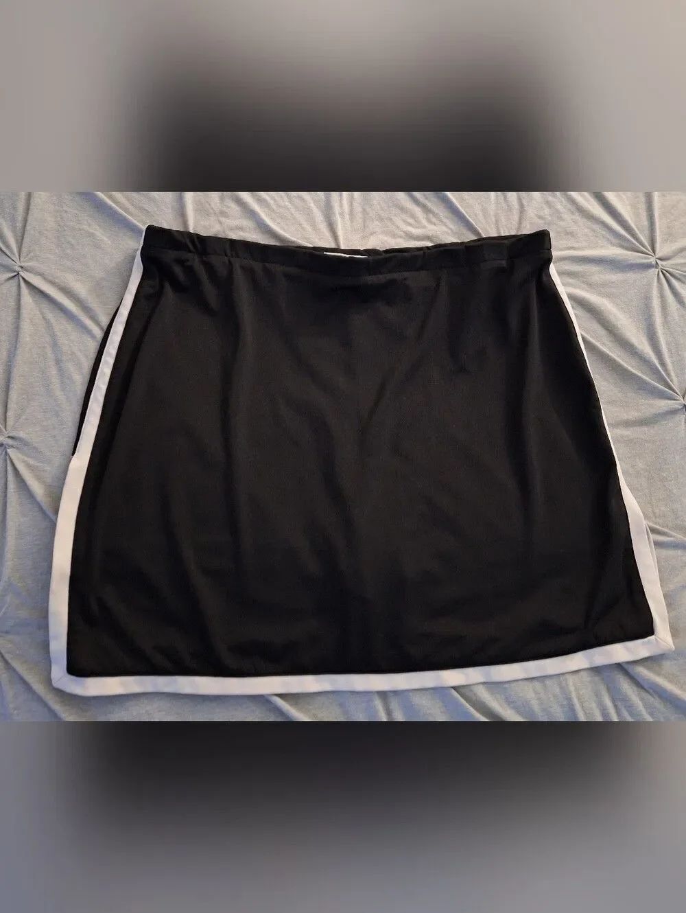 NY &Co M Black Skort With White Trim Stretch Built In Shorts⁸